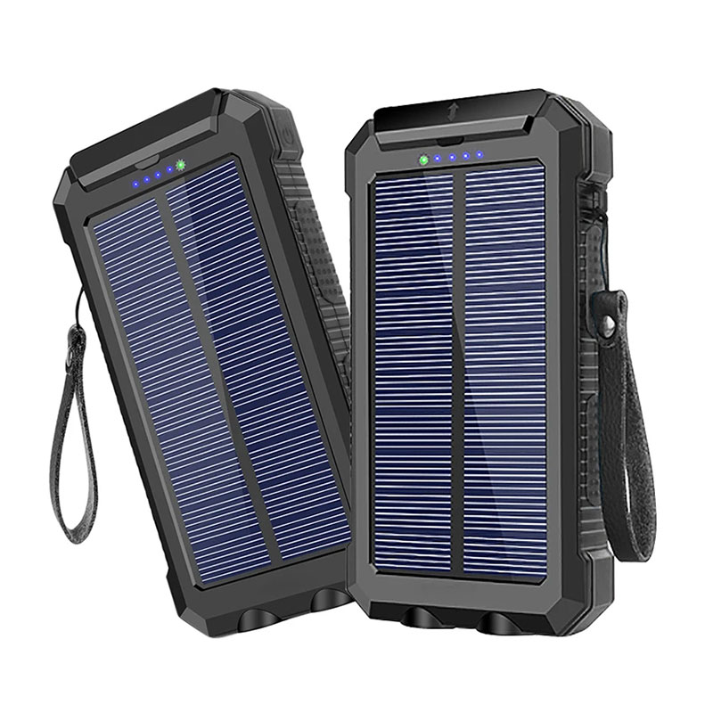 Solar Power Bank Fast Charging kanggo Ponsel