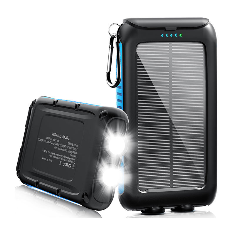 Pengisi Daya Portabel Solar Power Bank 30000mAh